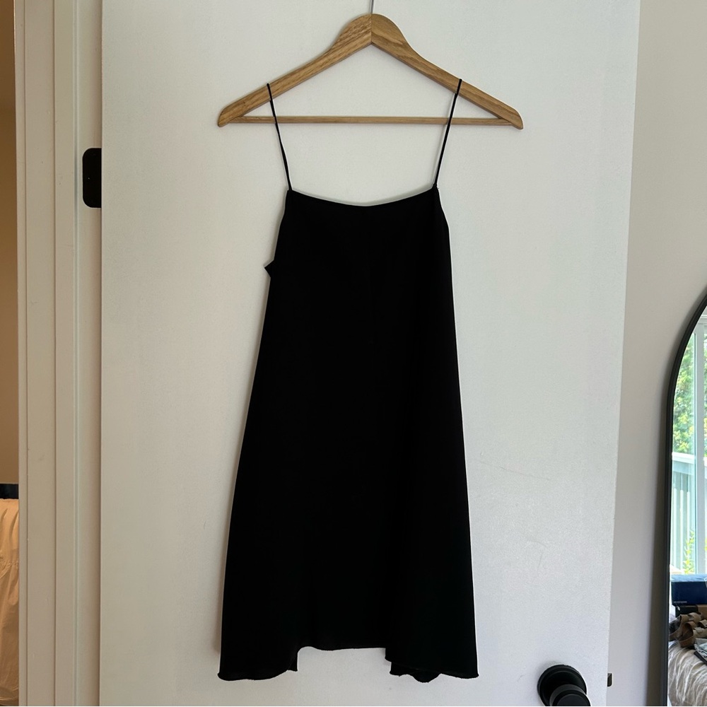 Wilfred Black Spaghetti Strap Dress